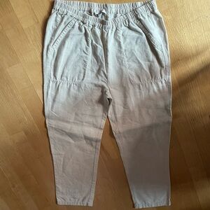 Sympli Light Beige Linen Pants